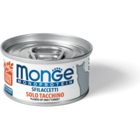 Monge Cat Monoprotein мясные хлопья для кошек из индейки 80г